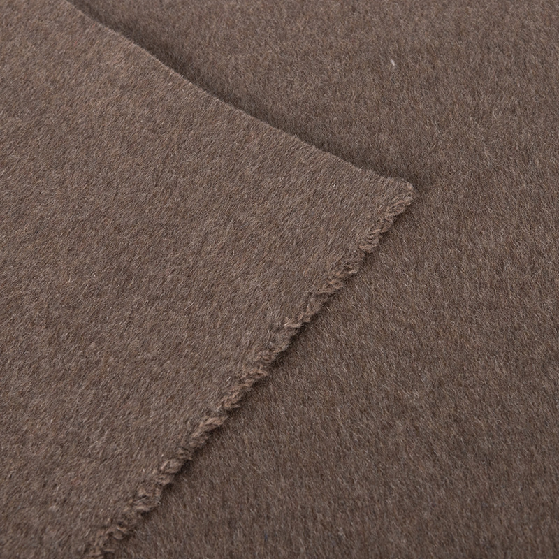 Picture of Foreign Trade Wholesale Cashmere Smooth Wool Fabric Japanese and Korean Plain Outwear Clothing Outwear Wool Fabric Double-Sided Woolen Fabric