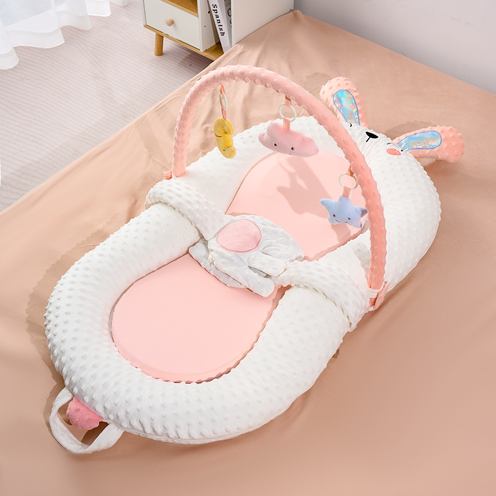Picture of Infant bed bed multifunctional movable newborn soothing sleeping mat baby sleeping nest foldable anti-pressure ridge protection