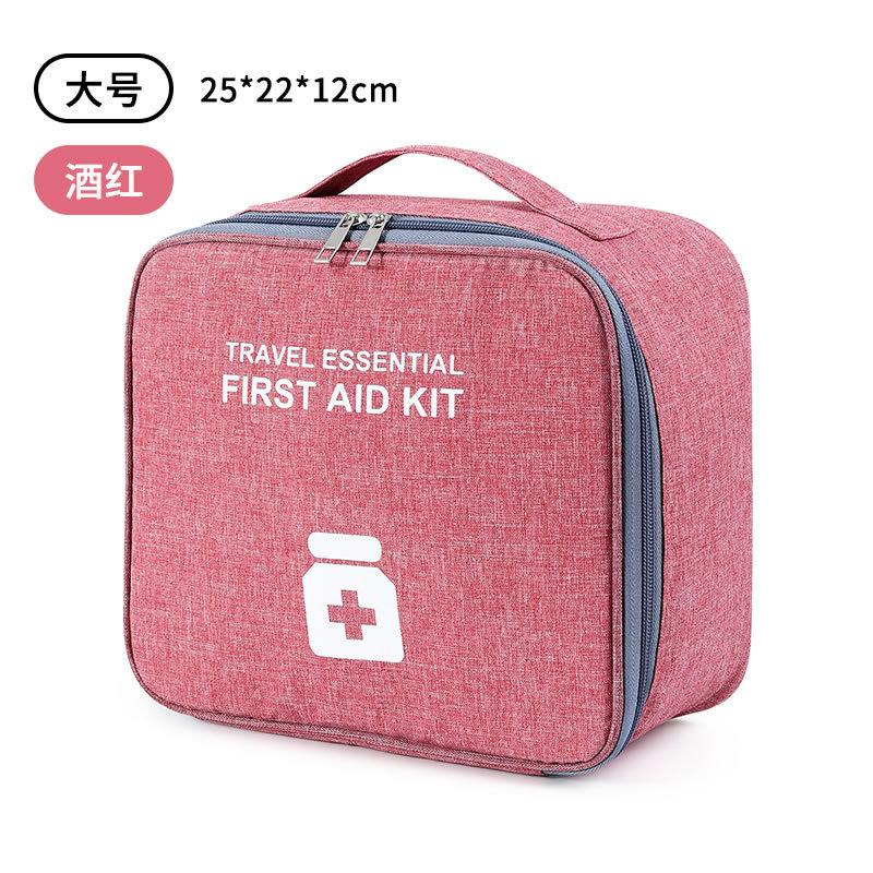 Picture of Portable Emergency Kit, Outdoor Car-Mounted Medicine Kit, Household Emergency Kit, Large-Capacity Epidemic Prevention Medicine Storage Bag