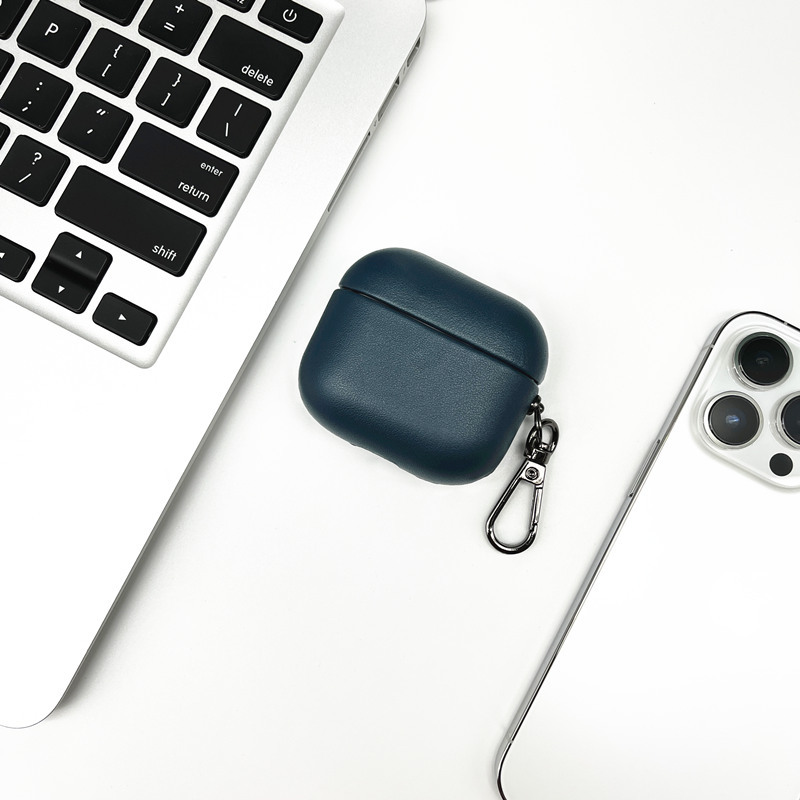 Picture of Suitable for Cross-border AirPods3 Generation Protective Case Leather Apple Bluetooth Headphone Case European and American airpodspro Protective Case