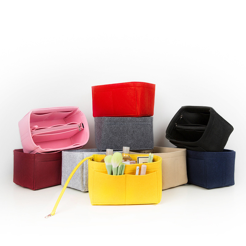 Picture of [Felt Cosmetic Bag] Spot Wholesale Cosmetic Storage Felt Cosmetic Bag Simple Fashion Felt Cosmetic Bag