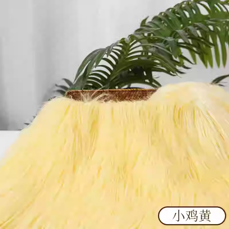 Picture of Falling Wool Plush Fabric 9cm Beast Dress Beast Hair Long Hair Roll Bundle Fried Hair Long Hair Hand-made Cotton Doll DIY