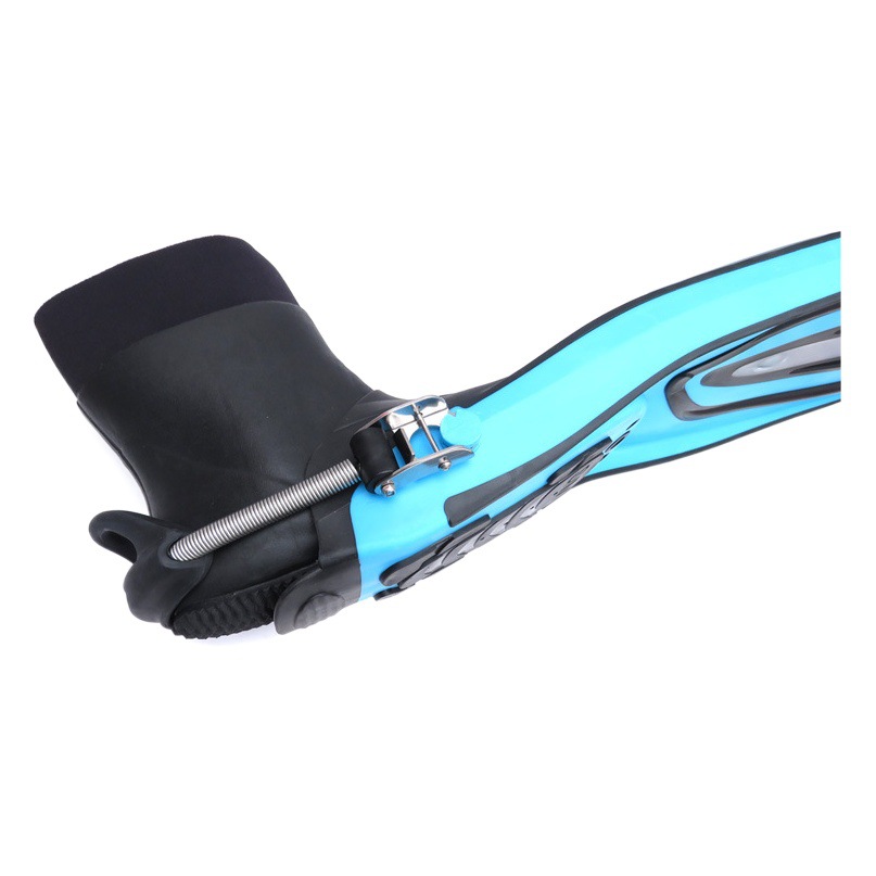 Diving free diving fishing hunting snorkeling fins with spare parts stainless steel spring 1 pair and screw 2 pair combination