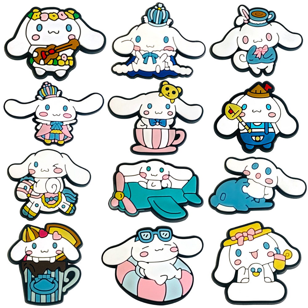 Jade Gui Dog Series Cave Shoes Shoes Flower Accessories Cave Shoes Diy Accessories PVC Drop Plastic Shoe Buckle