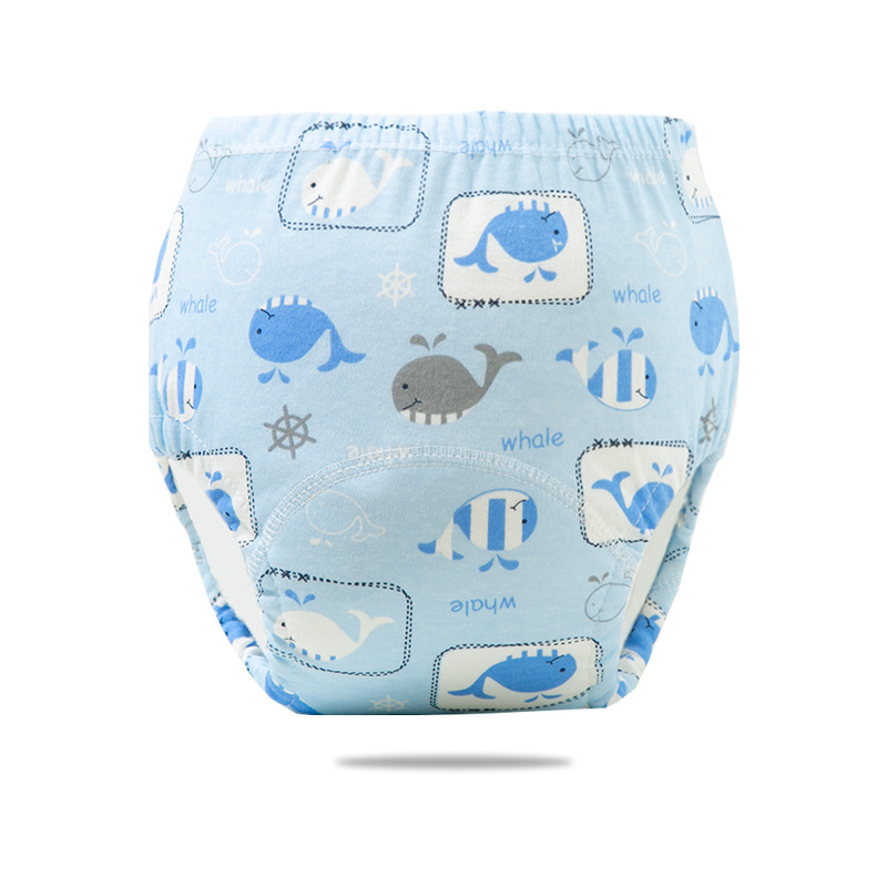 Picture of Toilet Training Pants Diaper Pants Baby Summer Diaper Pocket Universal Gauze Diaper Wet Artifact Washable Diaper Pants