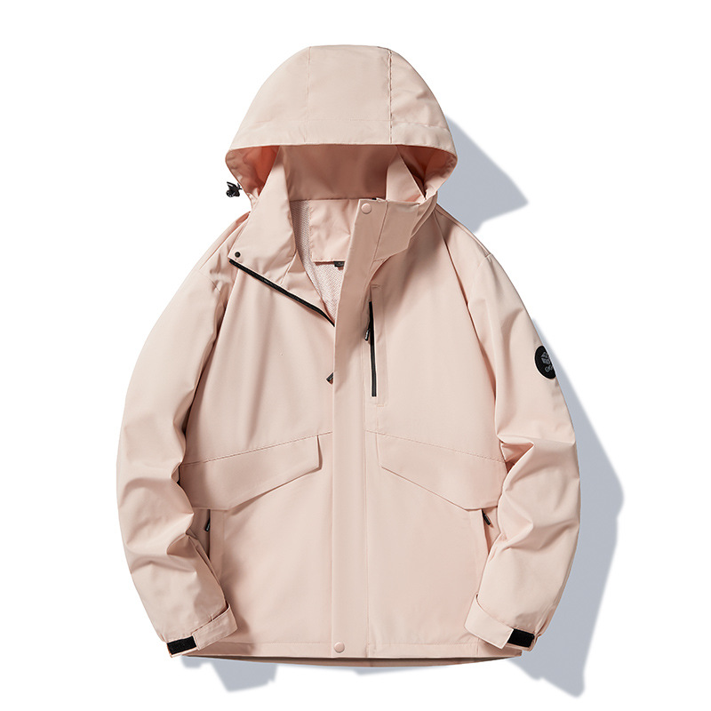 Spring and Autumn New Jacket Men's Casual Jacket Couple's Fashionable Outdoor Waterproof Windbreaker Jacket for Women