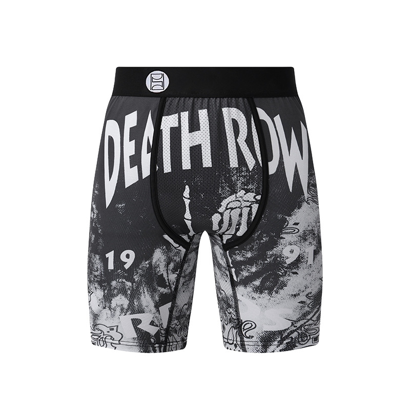Picture of Men's Underwear Cartoon Print Men's Quick-Drying Boxer Briefs Sports Underwear Fitness Extended Underwear Men's Wholesale