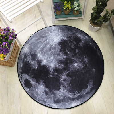 Picture of Cross-border Retro Fashion Personalized Music Vinyl Records Round Non-slip Living Room Bedroom Stool Floor Mat Carpet