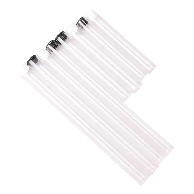 Handmade Jewelry DIY Bracelet Necklace Bead Storage Box Pvc Transparent Packaging Tube Pc Plastic Round Tube Hose