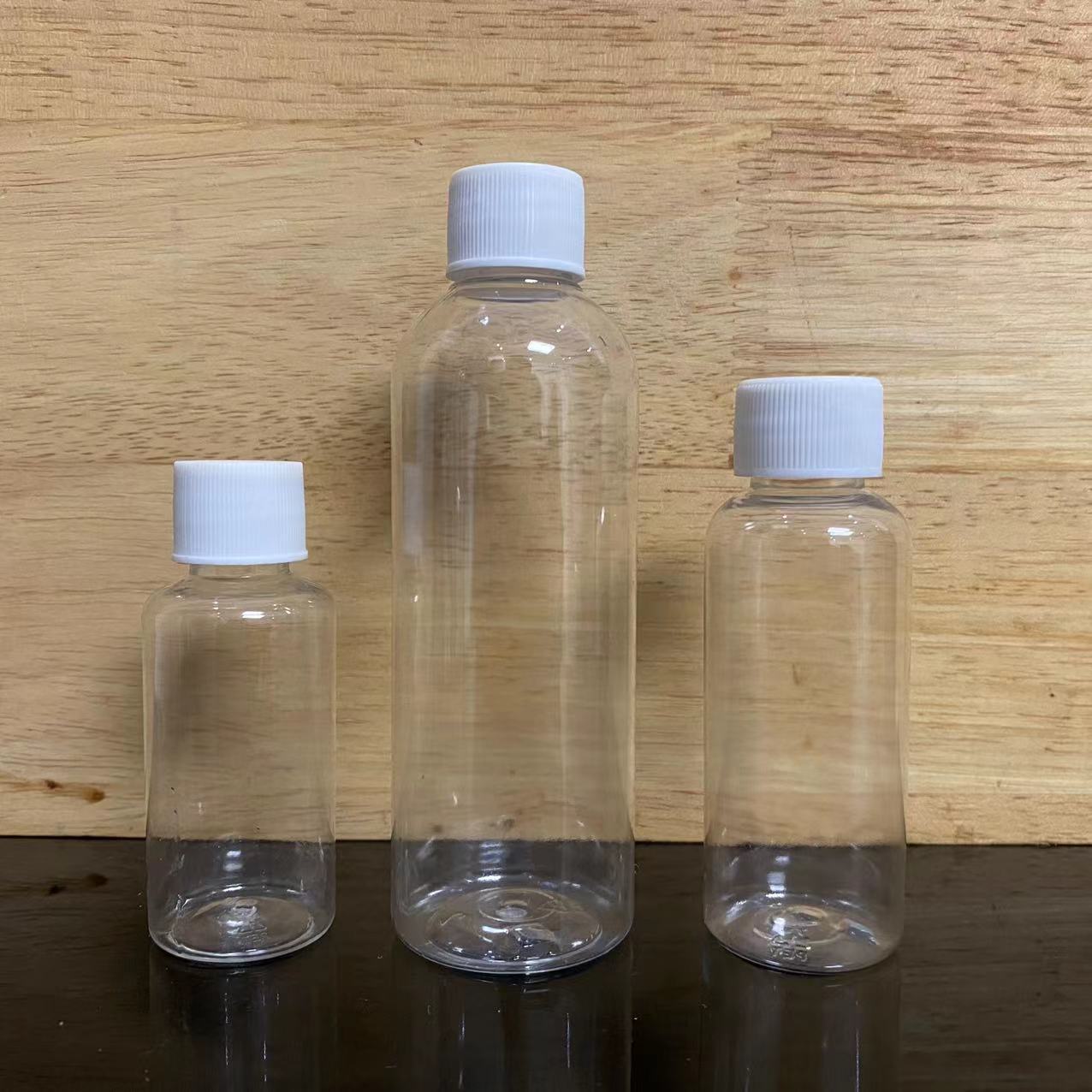 Transparent plastic bottle 10 20 30 ml 100ml ml slender split bottle sealed liquid vial with cap