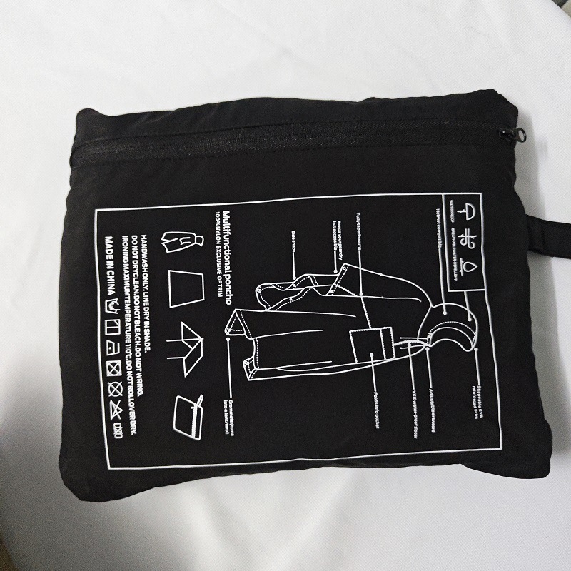 Picture of Tactical Raincoat Outdoor Waterproof Multi-function Anti-rainstorm Pressure Glue Rain Travel Mountaineering Fishing Camping Portable Folding