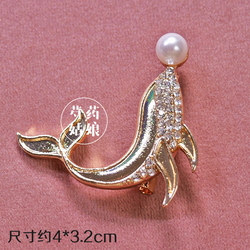 Picture of New Product Mother-Of-Pearl Brooch Jewelry/Intangible Cultural Heritage National Style Dot Green Base Embryo/National Style Holiday Event Handmade DIY Materials