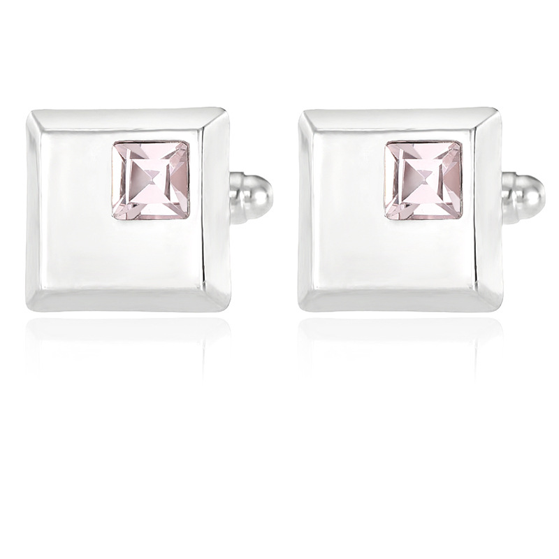 Picture of Cross-border Amazon eaby hot selling European and American fashion men's French shirt personalized diamond cufflinks accessories