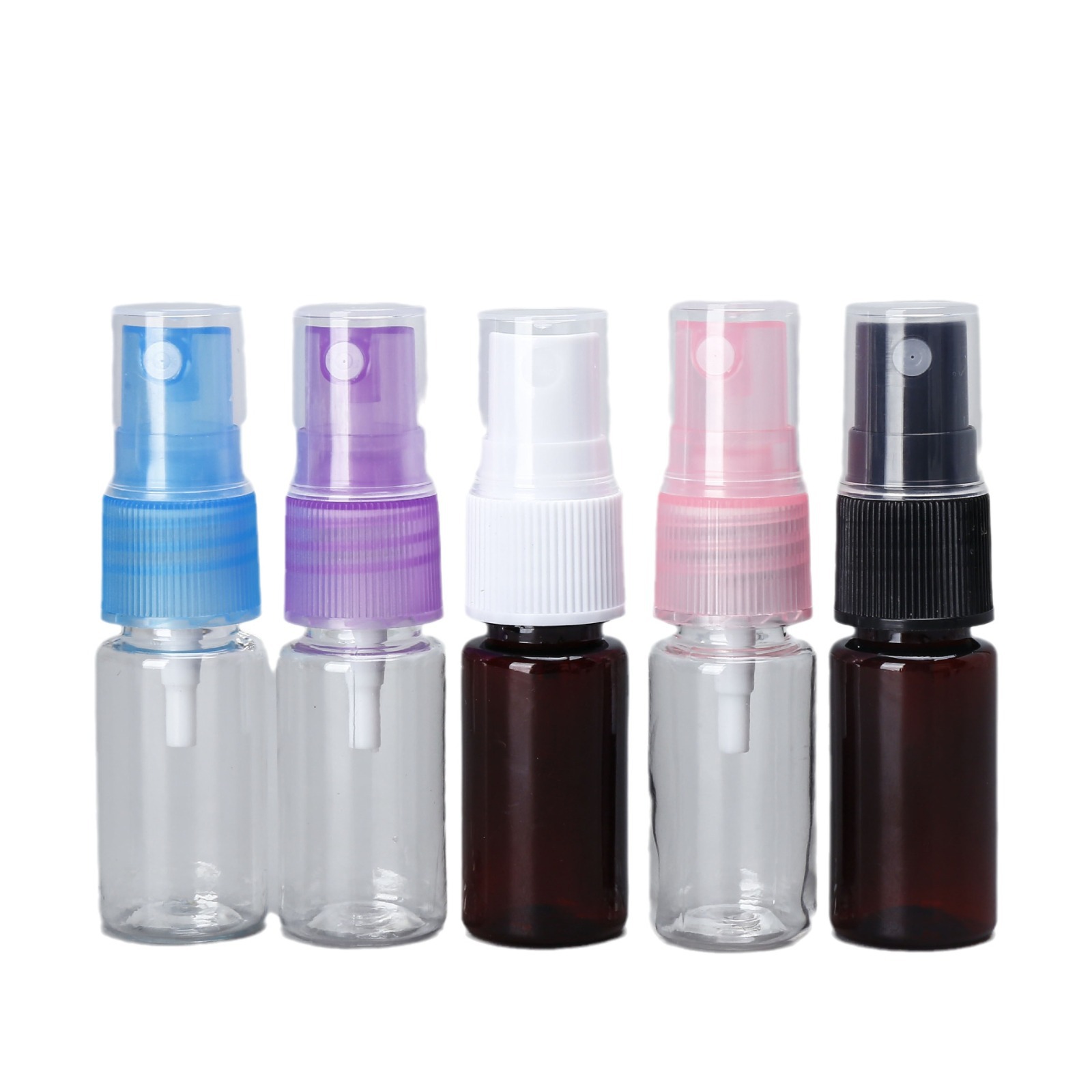 Picture of Manufacturer's Spot 15ml Spray Bottle Plastic Pet Transparent Alcohol Cosmetic Spray Bottle 15ml Small Spray Bottle