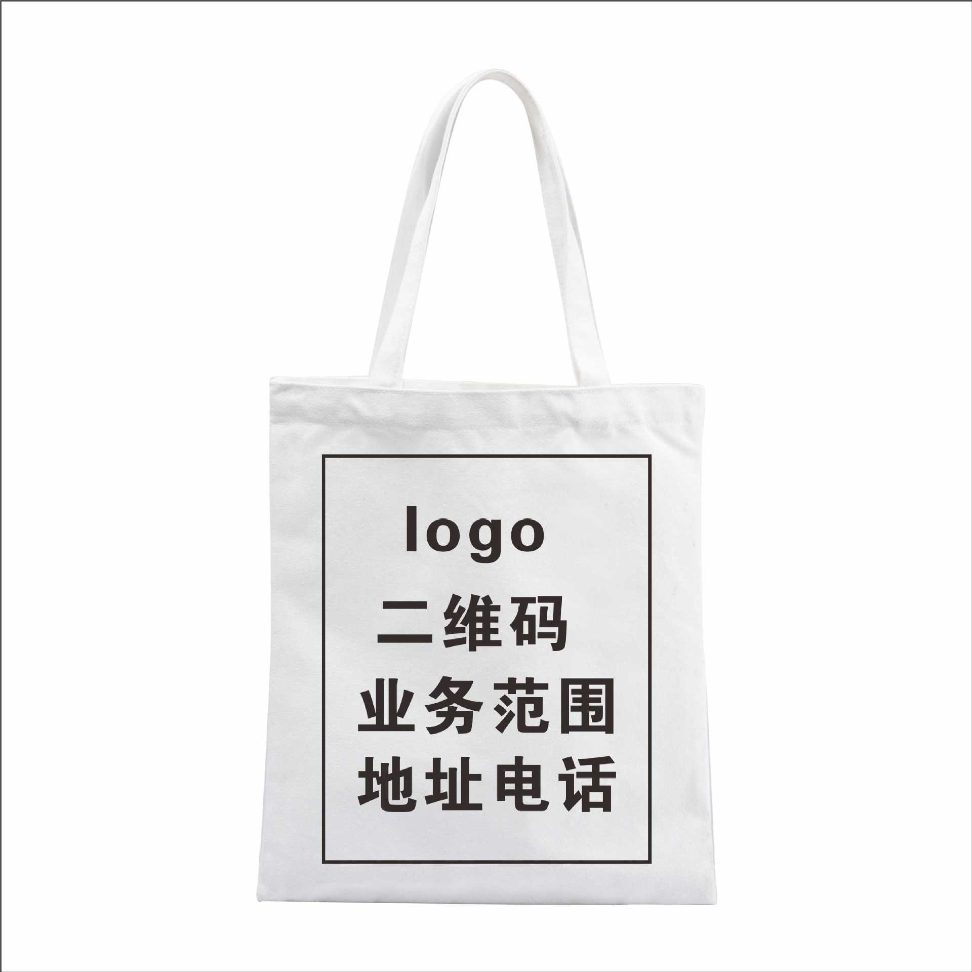 Picture of Custom Blank Canvas Bag for Tutoring Classes, Tote Bag, Shoulder Canvas Bag, Cotton Canvas Shopping Bag, Storage Bag