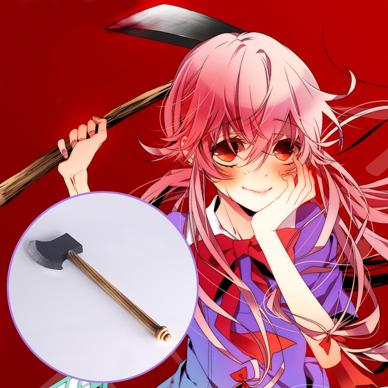 Master Santa Cos Prop Future Diary My Wife is loaded by Nai Cos Axe Animation Hammer Wooden Axe