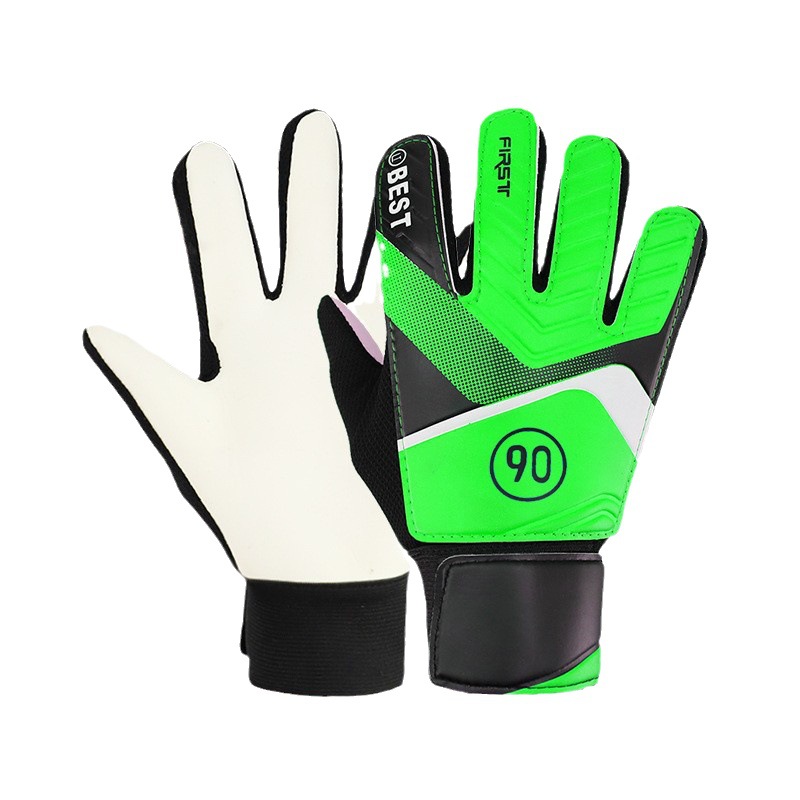 Picture of Cross-border Soccer Goalkeeper Gloves Competition Primary School Students Children Training Professional Finger Guard Anti-slip Soccer Goalkeeper Gloves