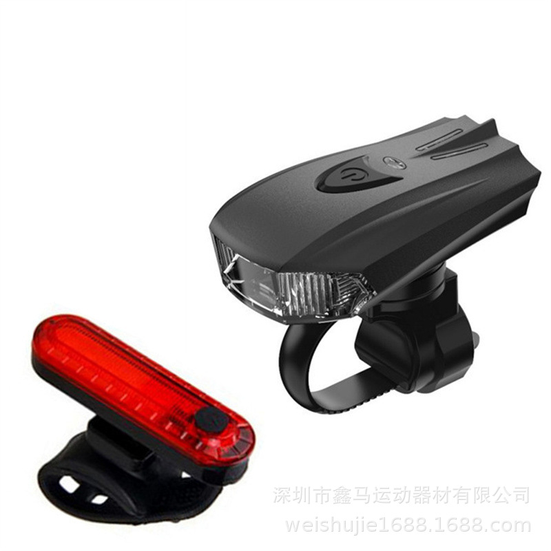Cross-border cycling equipment accessories induction taillight headlight suit cycling light USB charging waterproof bicycle light
