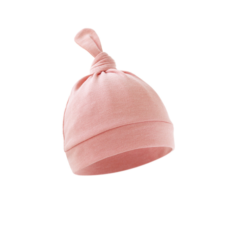 Picture of 2023 foreign trade baby pacifier hat single layer baby chirp hat baby tail hat children pullover hat