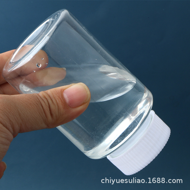 Picture of Wholesale 120ml ml plastic transparent big mouth bottle sealed capsule bottle medicine bottle plastic liquid bottle PET wide mouth bottle
