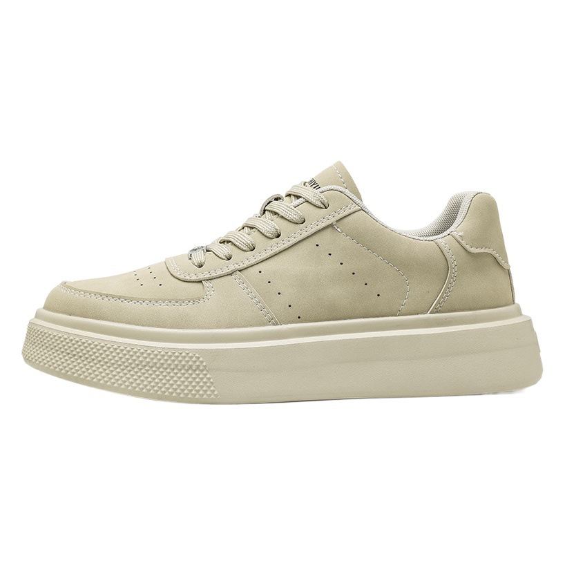 Men's Shoes Winter High-end All-match Casual Sneakers Teenager Genuine Leather Waterproof Sports Platform McQueen Small White Trendy Shoes