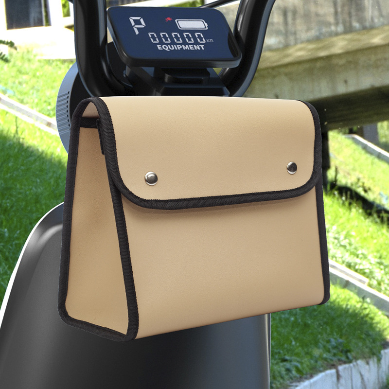 Picture of Electric Car Hanging Bag Front Rainproof Hanging Bag Bicycle Storage Bag Large Capacity Charger Storage Bag