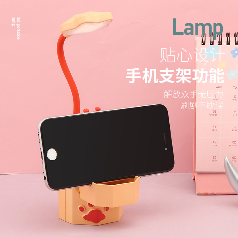 Picture of Creative cartoon rechargeable desk lamp learning students eye lamp kindergarten children Night Lamp bedside lamp gift wholesale