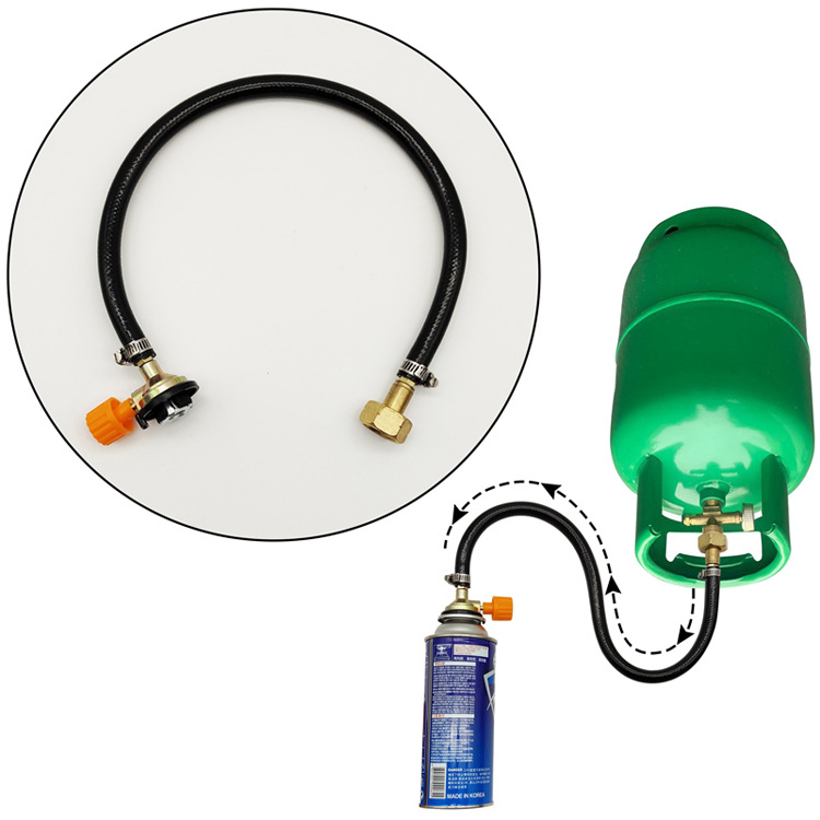 Russian inflatable valve outdoor card type long gas tank direct connection inflatable device Germany Eastern Europe integrated inflatable valve