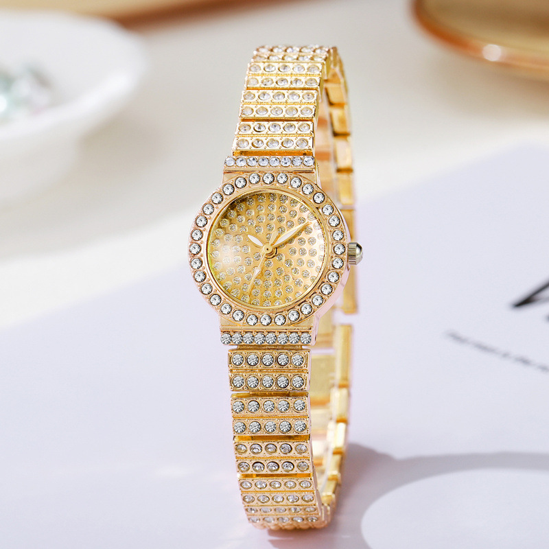 New Fashion Women's Watch Women's Style Steel Belt Bracelet Niche Sky Stars Middle School Student Party Rhinestone Cross-border Explosions