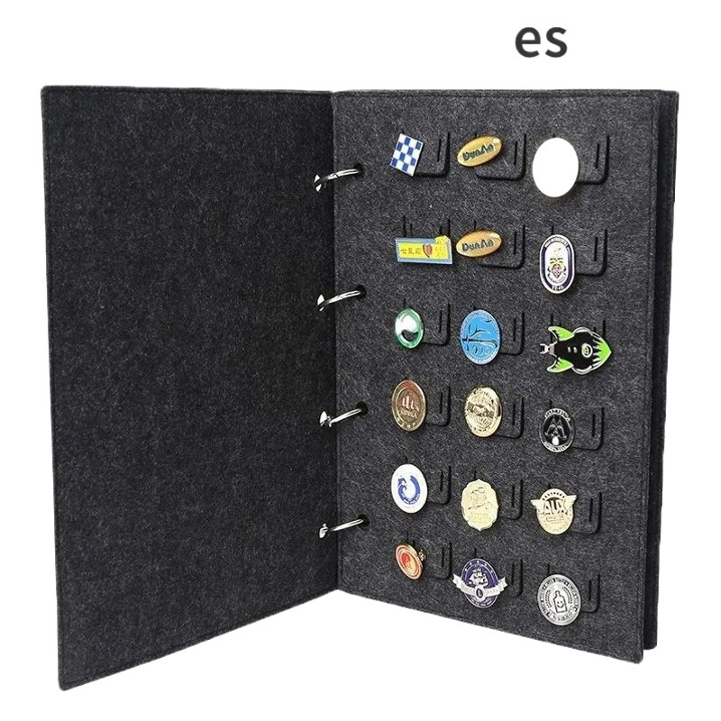 Cross-border brooch storage bag box felt jewelry display this jewelry props display stand ear studs necklace display board