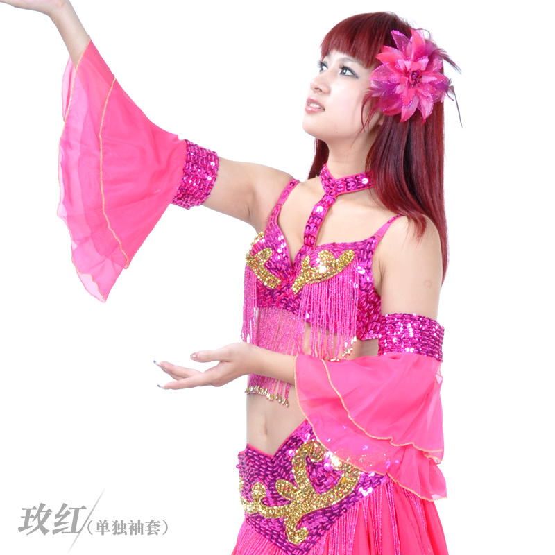 Picture of Double-Layer Sleeves, Belly Dance Swing Sleeves, Beaded Embroidery Sleeves, Watch Performance Costumes, Sleeves, Source Factory Direct Sales