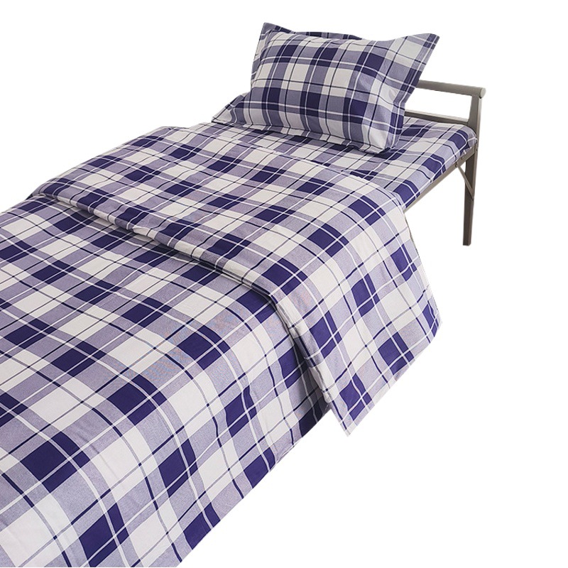 Pure Cotton Mattress Student Dormitory Three-Piece Set Middle School and High School Quilt Six-Piece Set Bed Sheets Bunk Bedding