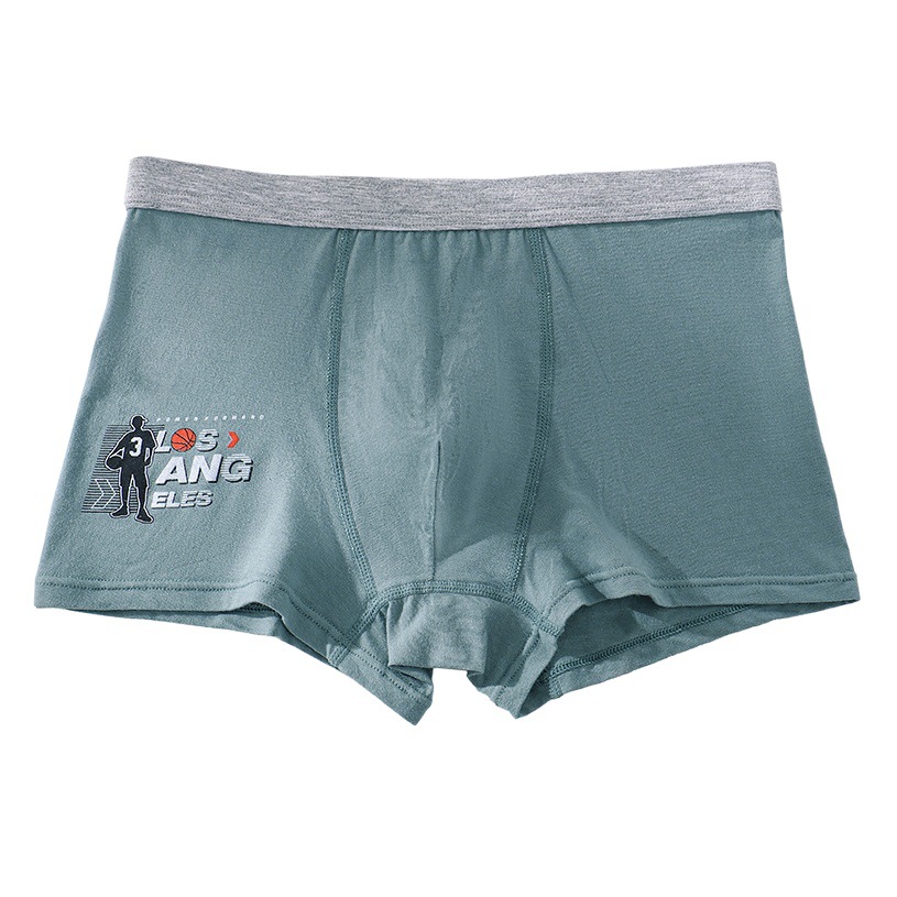 Teenager underwear men's boxers cotton developmental students boys high school junior high school boxer shorts shorts head