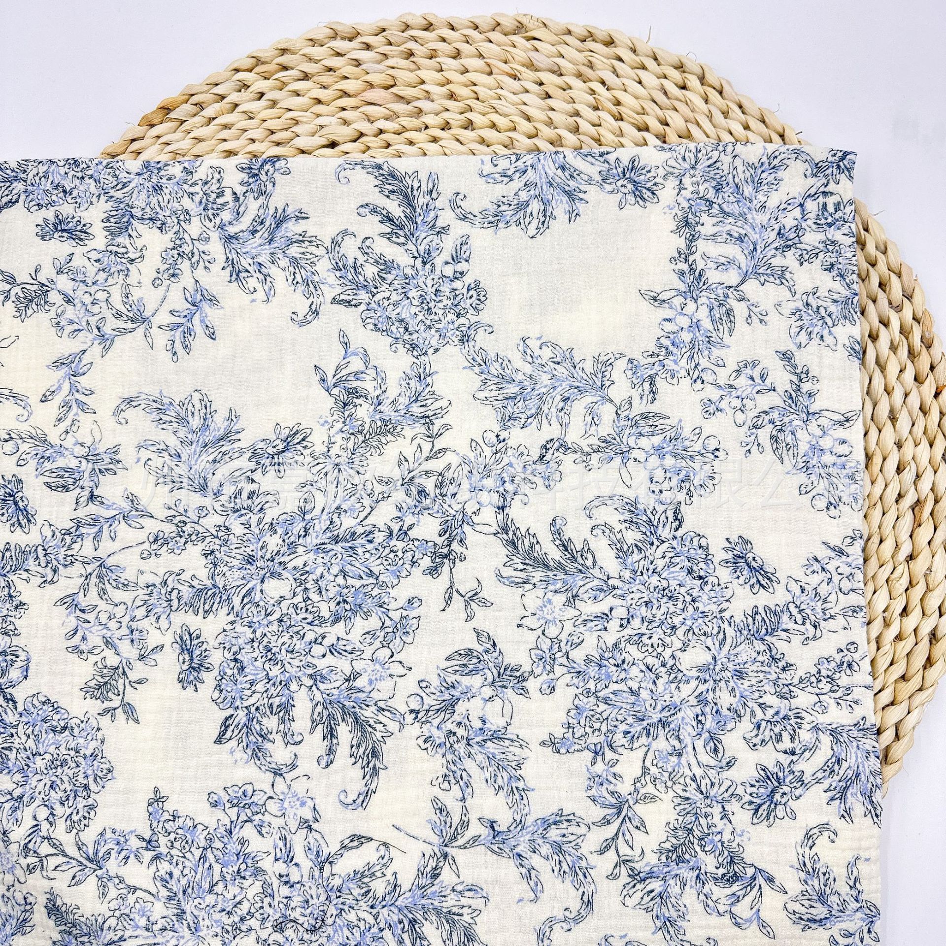 Cotton Double Gauze Muslin Printed Floral Fabric Baby Gauze Children's Clothing Pajamas Blanket Fabric