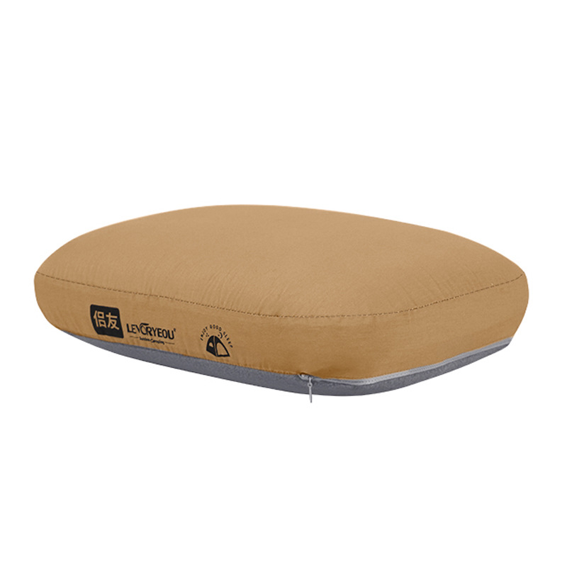 Picture of Automatic Inflatable Memory Foam Pillow Outdoor Camping Travel Cervical Pillow Portable Lunch Break Pillow Slow Rebound Memory Pillow