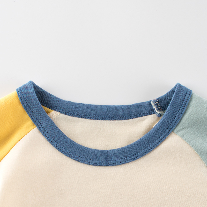 Picture of K-Style of Children's Clothing 2025 Summer New Style 27Kids Children's Dinosaur Male Short-Sleeved T-Shirt Half-Sleeved One-Piece Drop Shipping