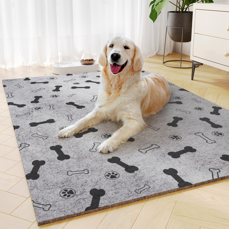 Cross-Border Pet Sleeping Mat, Non-Slip, Easy to Clean, Wear-Resistant, Thickened Dog Kennel, Large Moisture-Proof Cat and Dog Eating Mat, Washable