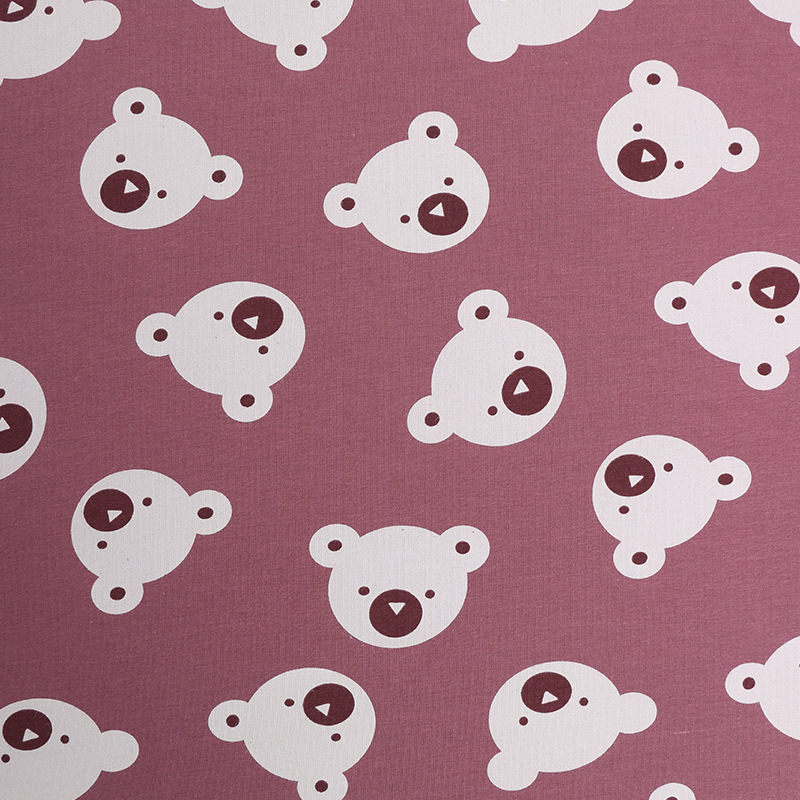 Picture of Lycra Cotton Cartoon Printed Sweat Fabric Spandex Stretch Knitted Fabric Combed Cotton Children's Underwear suit T-shirt Fabric
