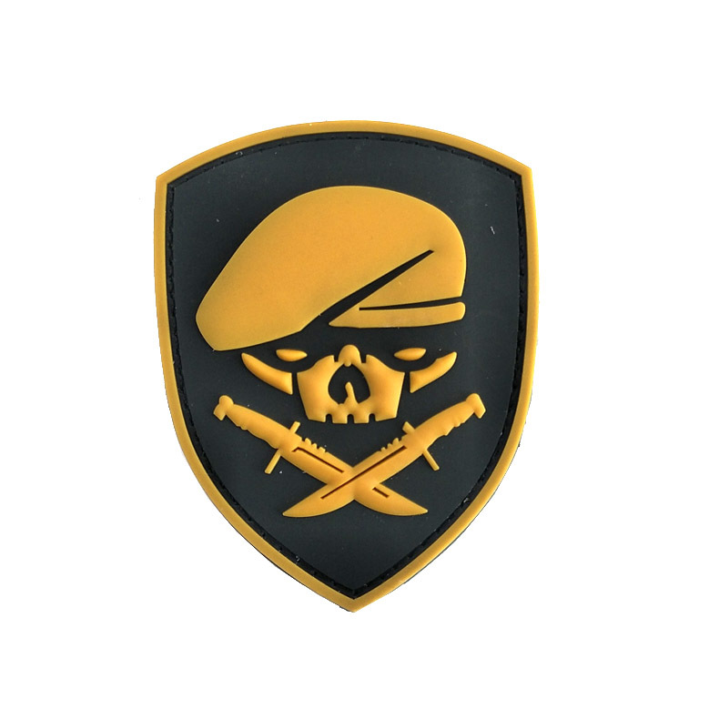 Picture of Foreign trade supply DTOM snake armband PVC 3D rubber patch eagle soft glue velcro badge backpack decoration