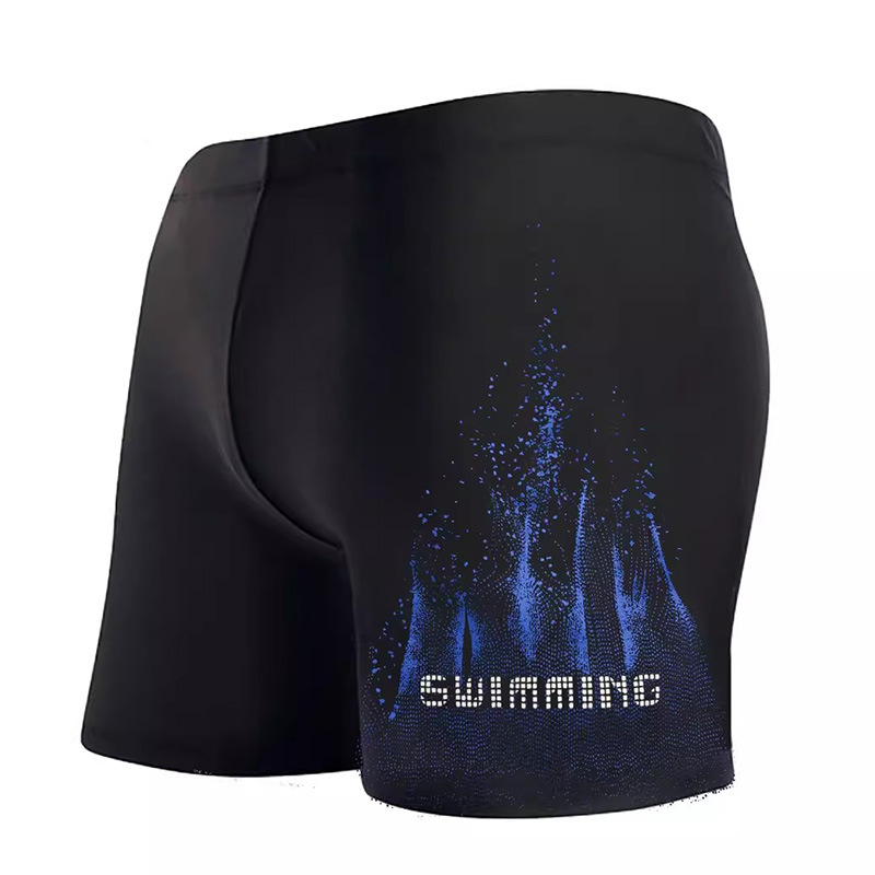 Picture of Men's Swimming Trunks Boxer Anti-embarrassment Quick-drying Running Breathable Cool Coconut Shorts Swimsuit Beach Pants for Summer