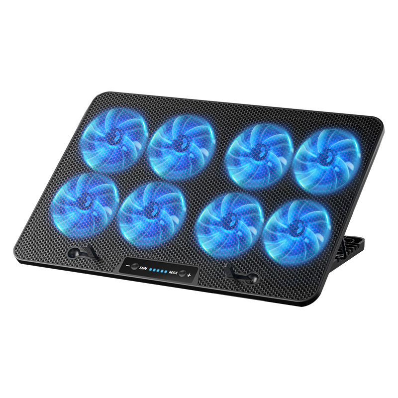 Picture of New 8 fan speed control laptop radiator laptop exhaust bracket e-sports game book cooling base