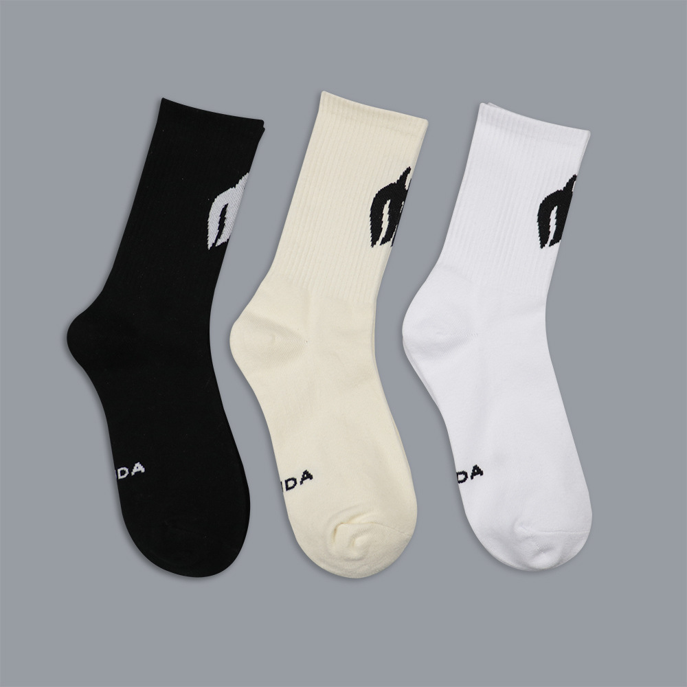 DONDA KANYE fashion brand mid-calf socks niche Street American fashion sports socks men and women pure cotton