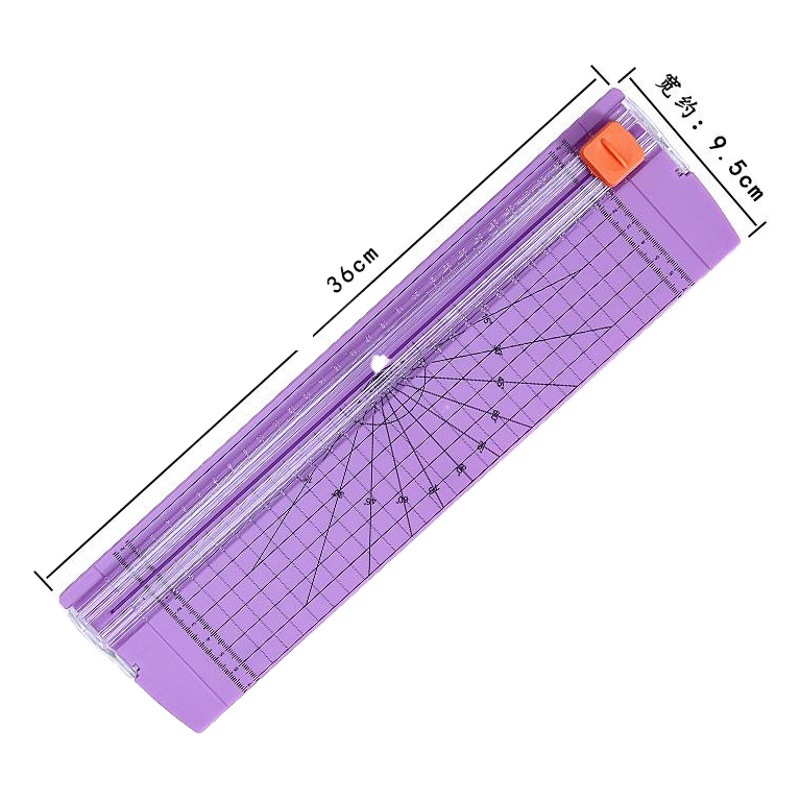 Factory in stock wholesale A4 hand account paper cutter manual small paper cutter one-way sliding cutting paper cutter