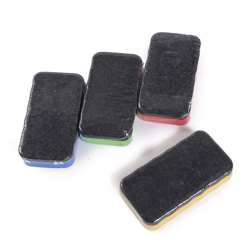 Picture of In stock wholesale EVA magnetic eraser whiteboard blackboard dual-use cartoon felt blackboard eraser color Lizheng whiteboard eraser