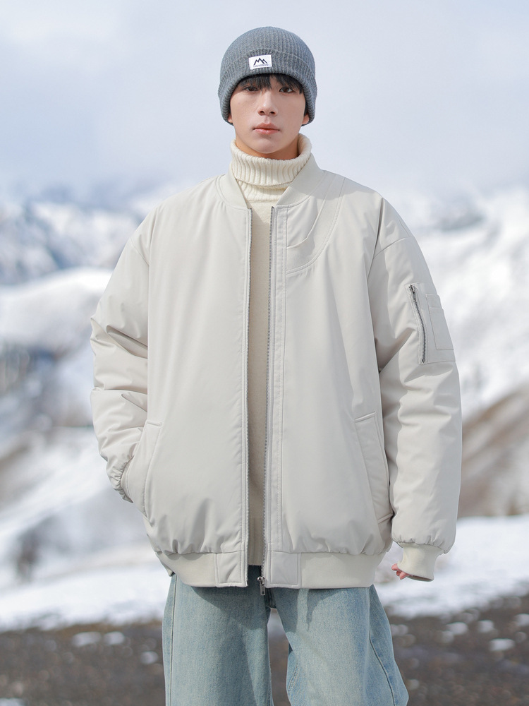 Picture of 2025 New Winter Cotton Coat, New Windproof and Waterproof Fabric, Fashionable, Comfortable and Personalized Threaded Splicing Cotton Coat