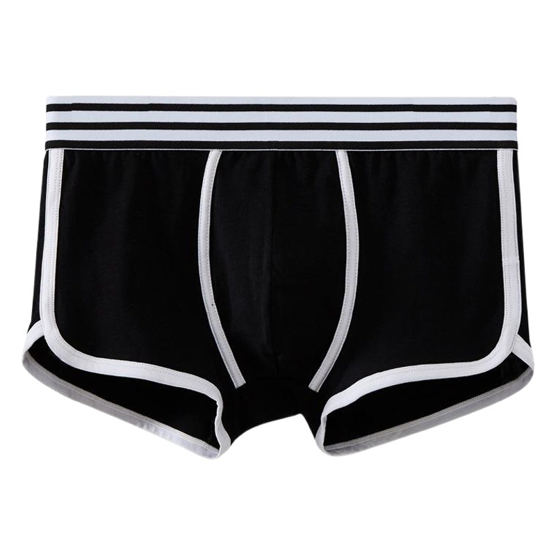 Men's Underwear Pure Cotton Loose Comfortable Boxer Briefs Trendy Sports Large Size Boxer Briefs Cotton Aro Pants Men's Wholesale