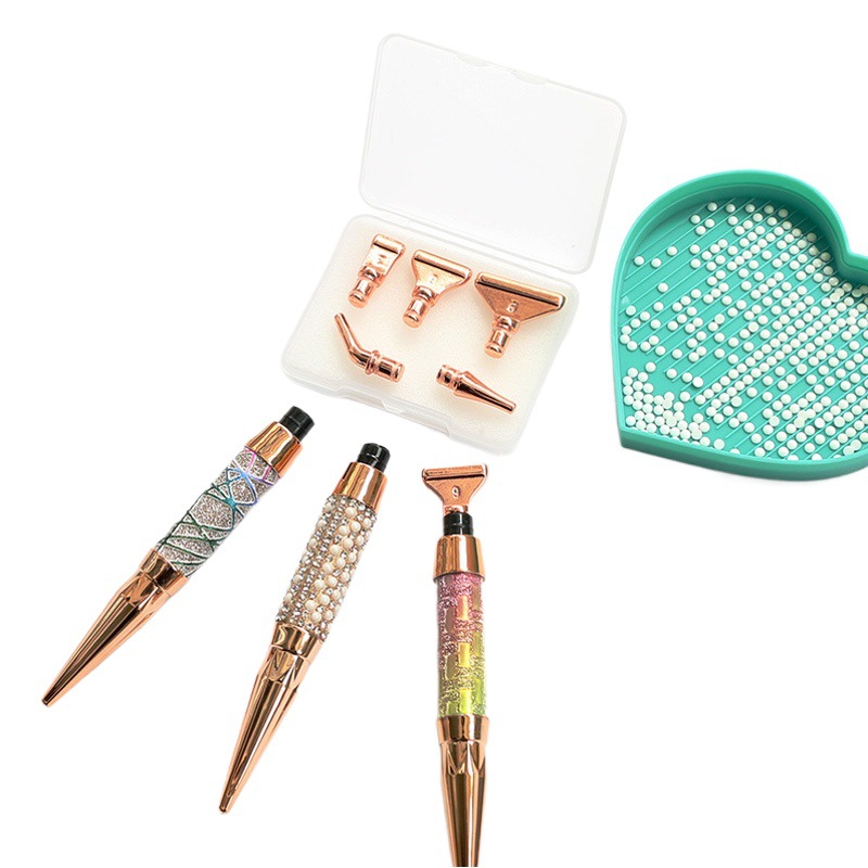 Diamond painting new point drill pen foreign trade new 5D diamond embroidery multifunctional DIY metal pen tool set