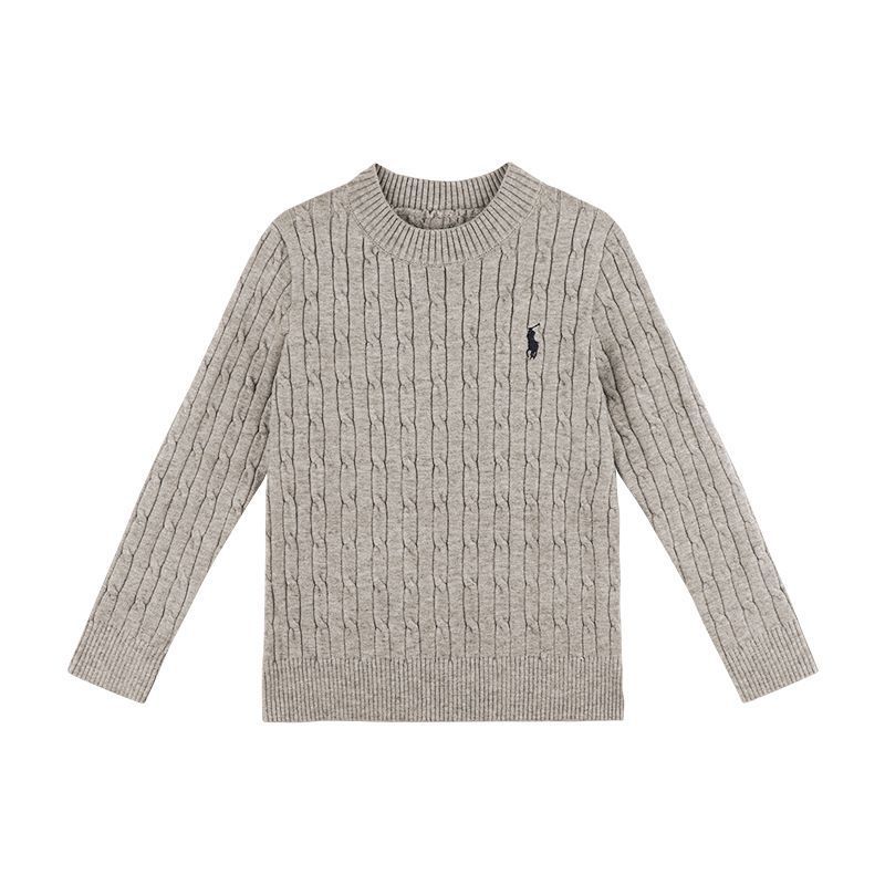 Picture of Comfortable Soft and Waxy Girls' Bottoming Shirt 2025 New Autumn and Winter Kidsren's Pure Color Casual High-End Knitted Twist Sweater