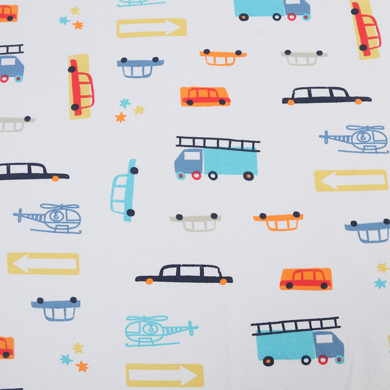 Picture of Baby Fabric 40S Cotton Printed Cotton Wool Knitted Double-sided Fabric Fabric Home Clothes Baby Clothes Fabric