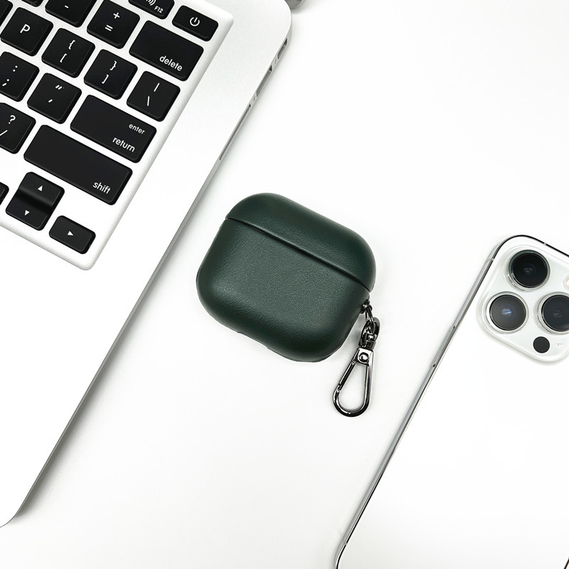 Picture of Suitable for Cross-border AirPods3 Generation Protective Case Leather Apple Bluetooth Headphone Case European and American airpodspro Protective Case